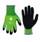 Ge Coated Gloves, Nitrile, Sandy, Green, M 1 PR GG221MC - alternate 1